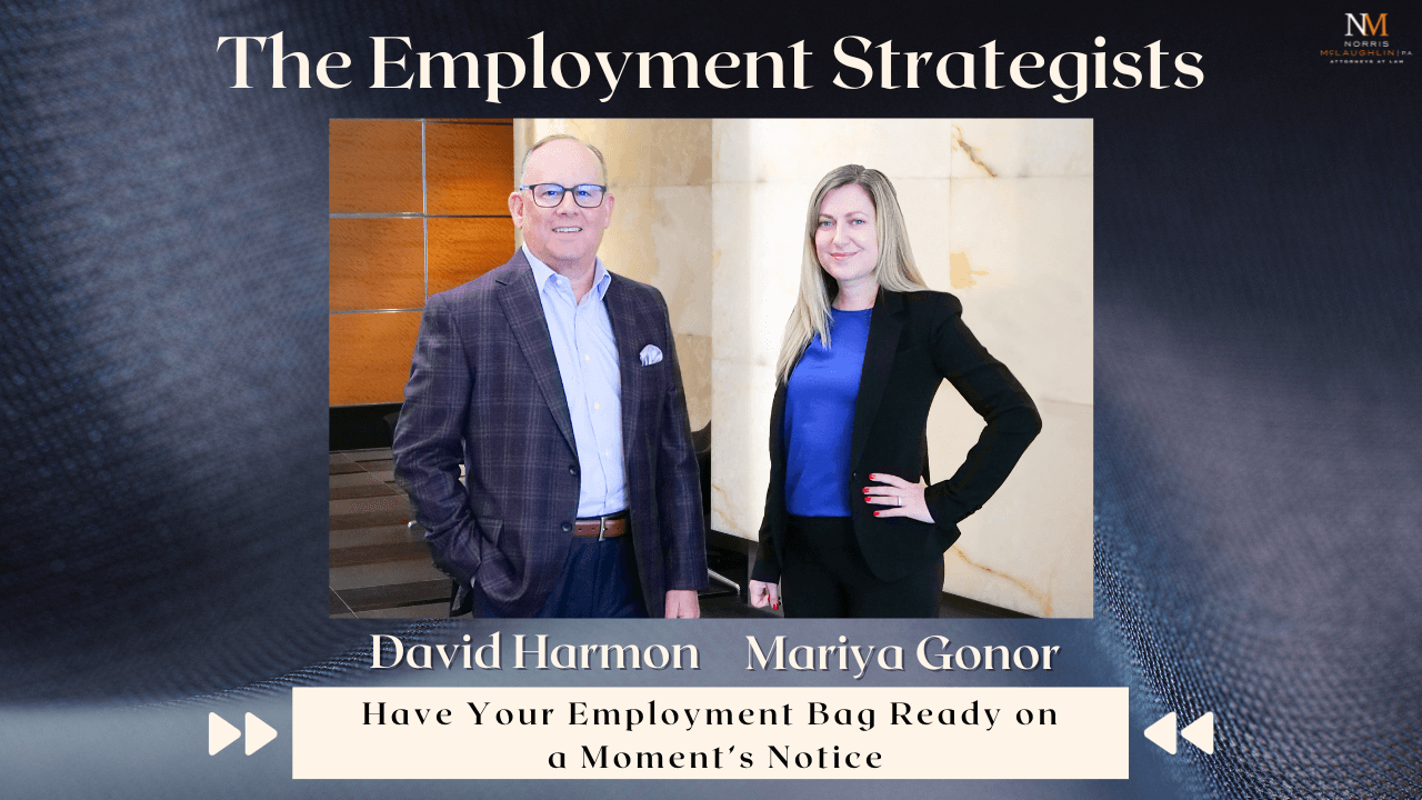 Have Your Employment Bag Ready on a Moment’s Notice
